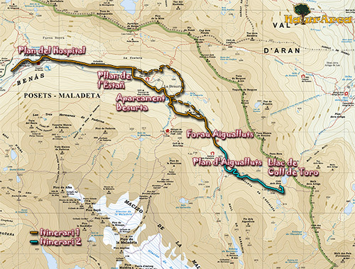 Coll de Toro Route Map