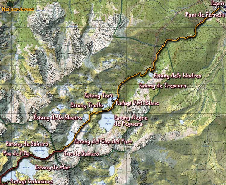 Mapa Ruta Tuc Sabur